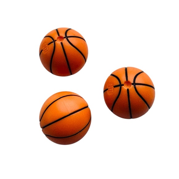 LEGO Sports Minifigure NBA Miniature Basketball Ball - Picture 3 of 4